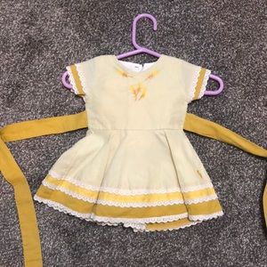 Well Dressed Wolf yellow dress and bloomers